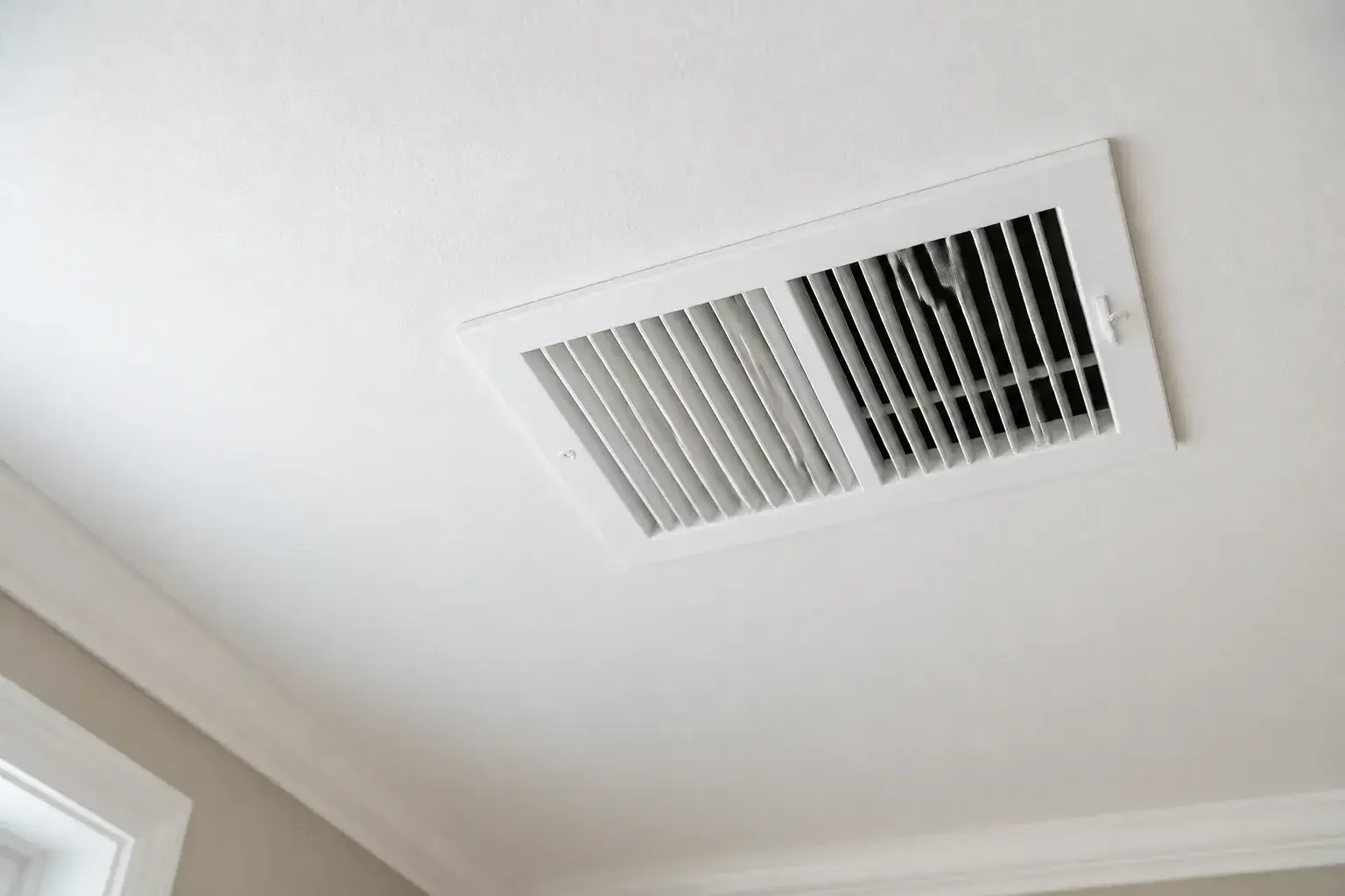 Clean vents and ductwork in a home